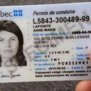 Alternative view of Buy Original Canadian Driver’s License