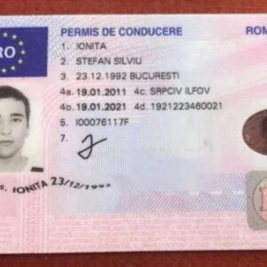Purchase Romanian Driving License without Exam