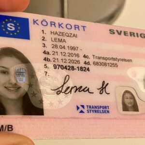 Alternative view of Buy Swedish Driving License registered in Transportsystemet