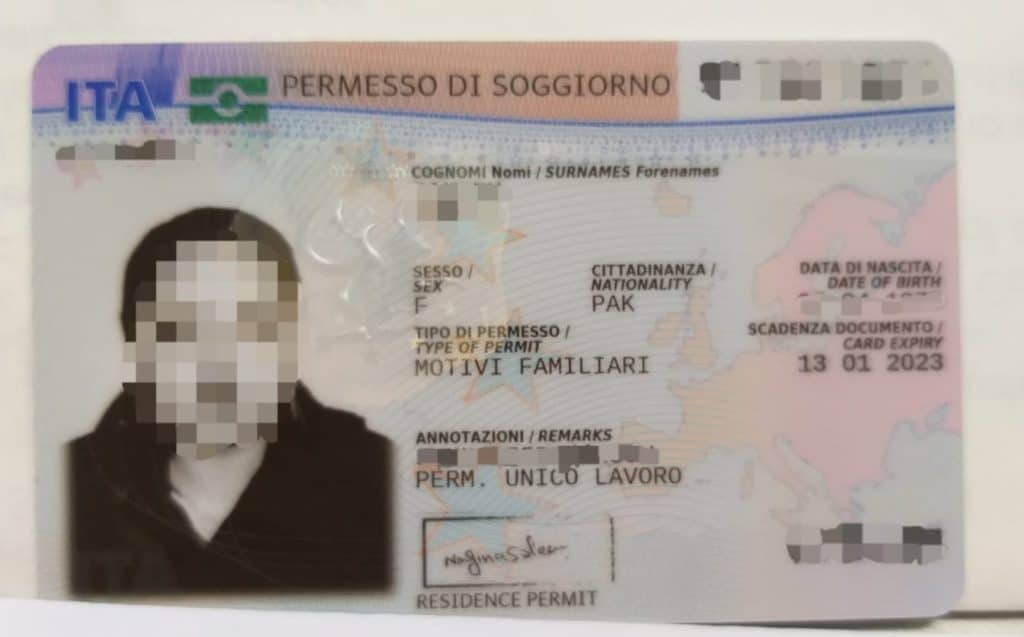 Italian Residence Permit - Image 2